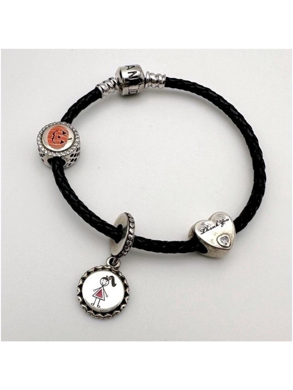 Pandora Bracelet with 3 Charms